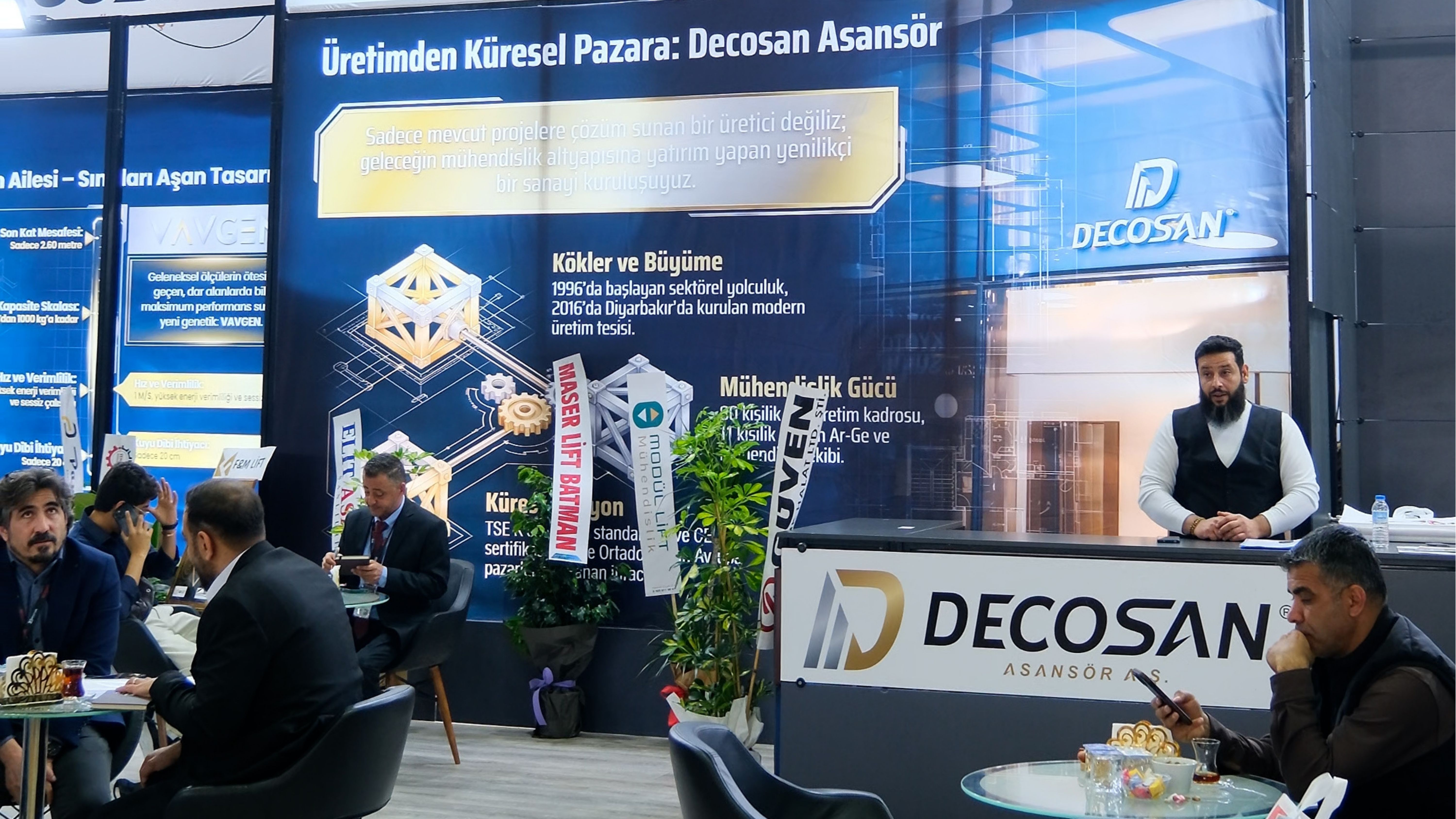  29 Temmuz 2026,Decosan Asansör, ELEVEX 2026’da yeni iş bağlantılarıyla dikkat çekti, Asansor Vizyon Dergisi, Asansör Adına tüm Aradıklarınız Bu Sitede
